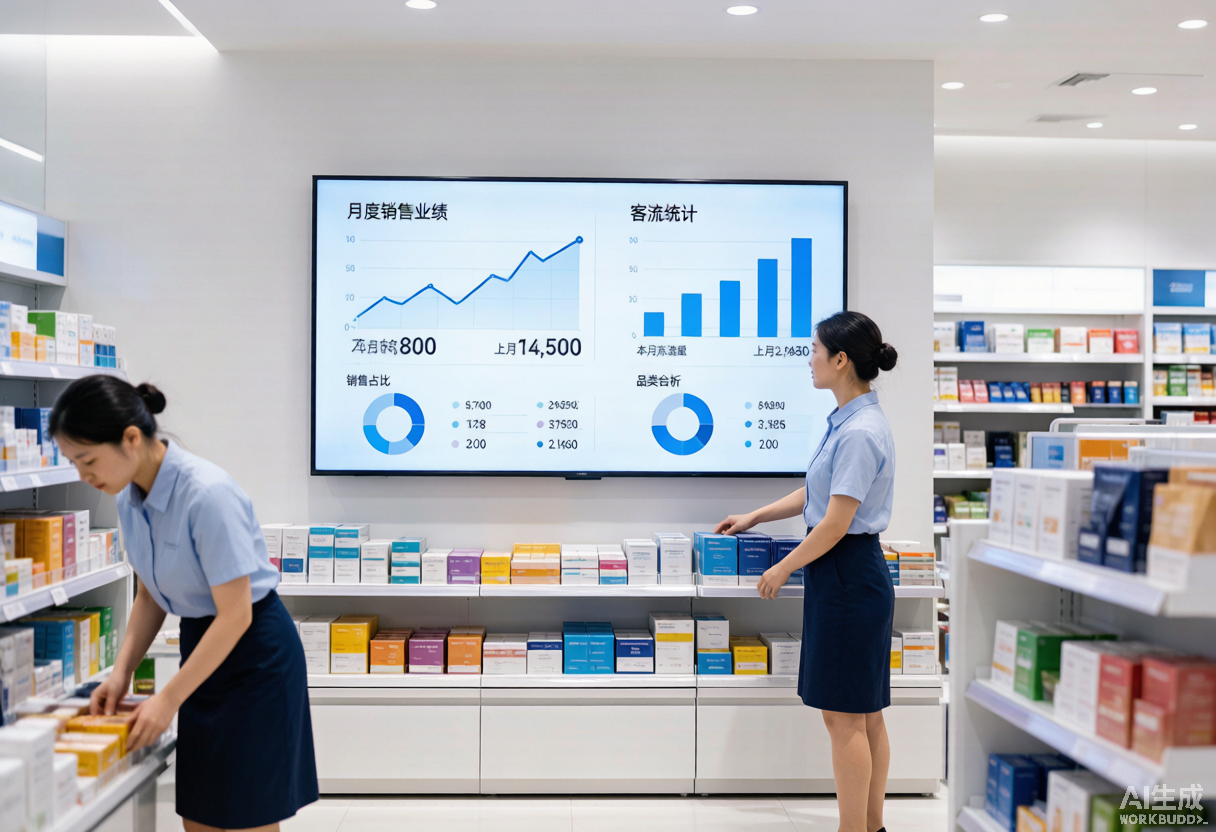 零售连锁门店数据看板