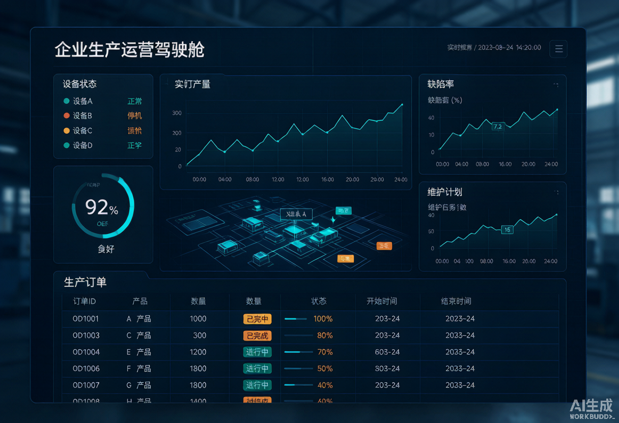 生产运营驾驶舱