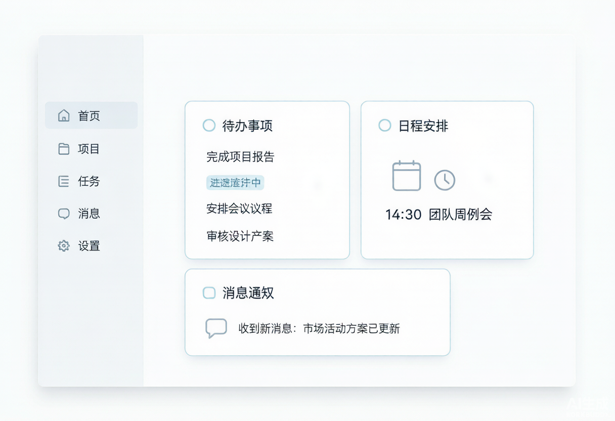企业协同办公工作台